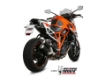 Afbeeldingen van MIVV MK3 Black RVS dubbele demper KTM 1290 Superduke '14-