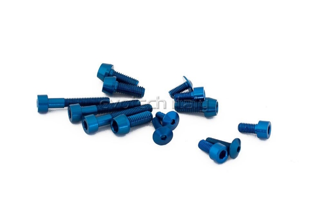 Afbeeldingen van Kuipboutenset Evotech Honda CB650R '19- blauw