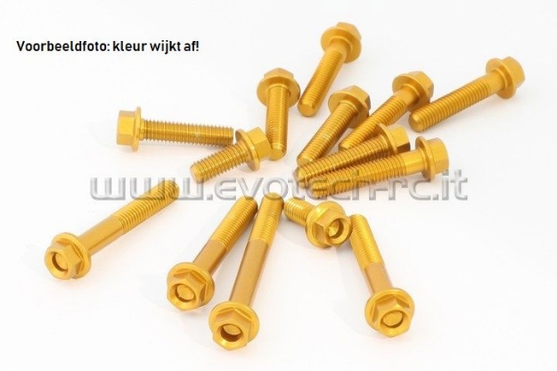 Afbeeldingen van Blokboutenset Evotech aluminium (set) Kawasaki ZX-6R Ninja 636 '19- -zwart