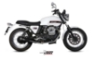 Afbeeldingen van MIVV RVS BLACK GHIBLI dempers Moto Guzzi V7 Classic / Special / Stone '08-