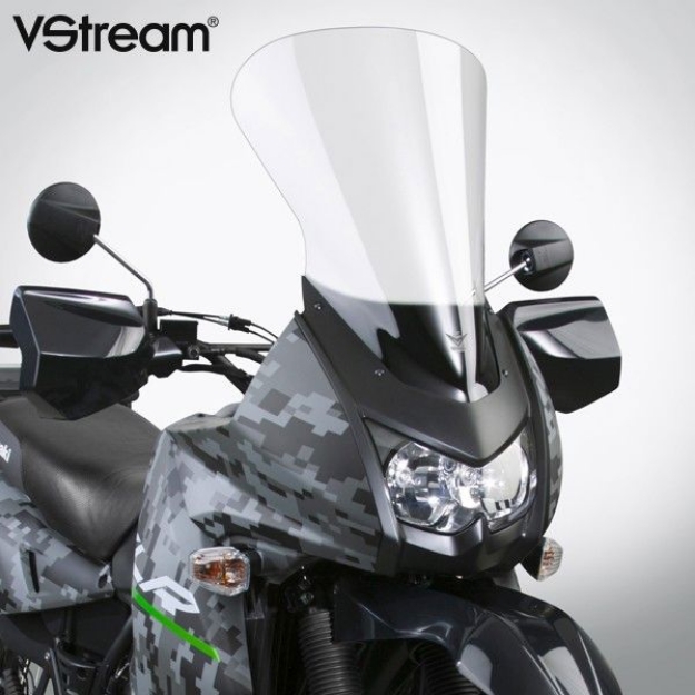 Afbeeldingen van Vervangingsruit National Cycle VStream touring transparant Kawasaki KLR650 '08-