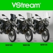 Afbeeldingen van Vervangingsruit National Cycle VStream sport/ touring licht getint Kawasaki VERSYS X-300 '17-