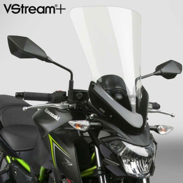 Afbeeldingen van Vervangingsruit touring transparant National Cycle Kawasaki Z650 '17-19