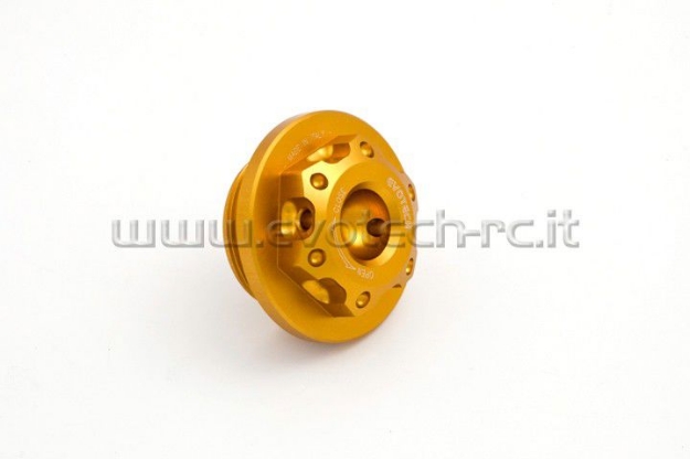 Afbeeldingen van Olievuldop Evotech Kawasaki diverse modellen (M30x1,5)-Goud