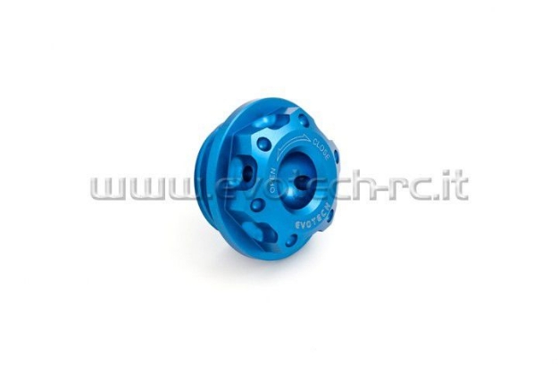 Afbeeldingen van Olievuldop Evotech voor diverse modellen Yamaha (M26x3)-Blauw