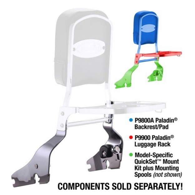 Afbeeldingen van Sissybar mounting kit Yamaha XVS1100A Classic