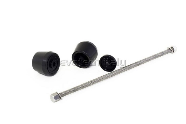 Afbeeldingen van Voorvorkslider Evotech Triumph Speed Triple RS '18--zwart