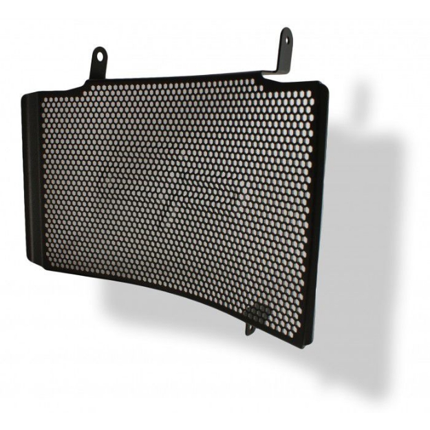 Afbeeldingen van Radiatorcover UPPER zwart aluminium Evotech Performance Ducati 1098 '07-09