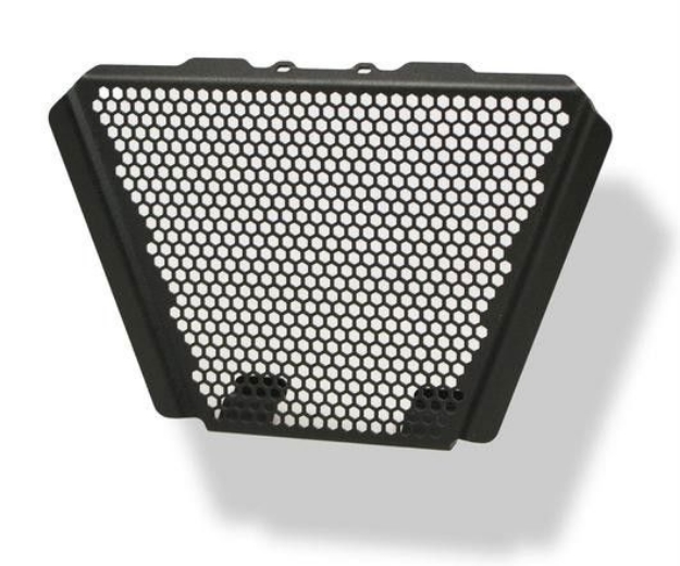 Afbeeldingen van Oliekoelercover zwart Evotech Performance Aprilia Tuono V4 1100 Factory '15-16