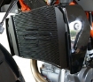 Afbeeldingen van Radiatorcover zwart Evotech Performance KTM Duke 690 '12-19