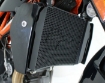 Afbeeldingen van Radiatorcover zwart Evotech Performance KTM Duke 690 '12-19