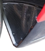 Afbeeldingen van Radiatorcover en uitlaatcover zwart Evotech Performance Triumph Daytona 675 '13-17