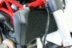Afbeeldingen van Radiatorcover zwart Evotech Performance Ducati Monster 821 Stripe '16-17
