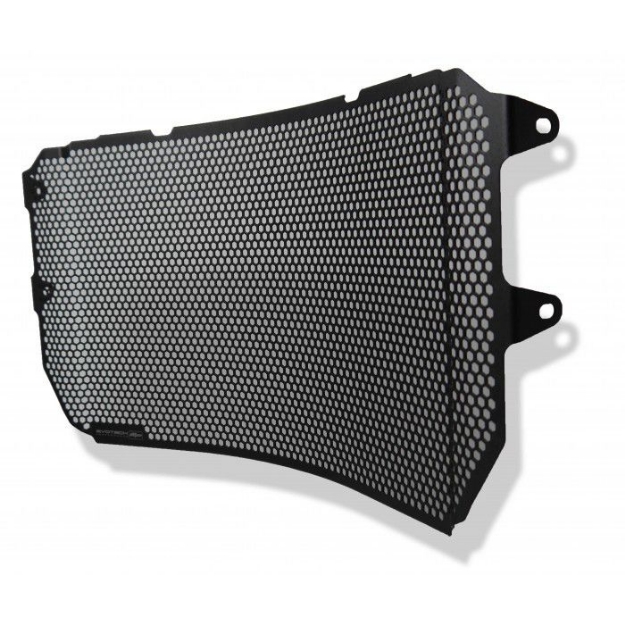 Afbeeldingen van Radiatorcover zwart Evotech Performance Yamaha MT-10 '16-21