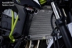 Afbeeldingen van Radiatorcover zwart Evotech Performance Kawasaki Z650 '17-