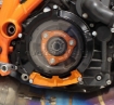 Afbeeldingen van Koppeling Protector Evotech voor KTM LC8 Low Clutch-Oranje