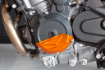 Afbeeldingen van Engine protector links oranje Evotech KTM 790 Duke '18- oranje