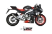Afbeeldingen van MIVV Full System EVO met X-M1 titanium demper Aprilia RS660 / Tuono 660 '21-