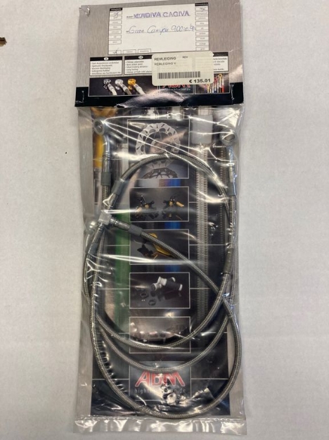 Afbeeldingen van Stahlflex remleidingset voorzijde 3-delig Cagiva Gran Canyon 900 i.e. '99-