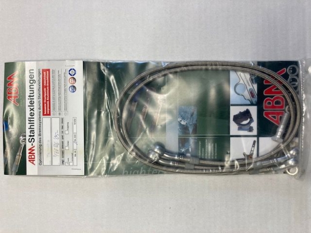 Afbeeldingen van Stahlflex remleidingset voorzijde 2-delig Yamaha R6 2005