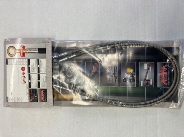 Afbeeldingen van Stahlflex remleidingset voorzijde 2-delig Yamaha YZF750 '93-98