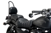 Afbeeldingen van Sissybar zwart Custom Acces model Speed voor diverse Harley Davidson modellen