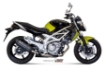 Afbeeldingen van MIVV Suono Steel Black RVS demper Suzuki SFV650 Gladius '09-