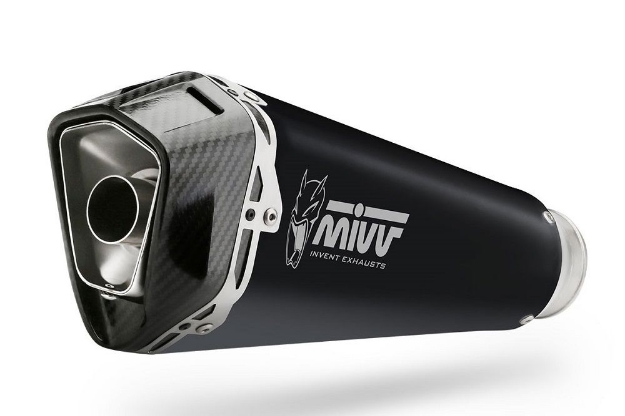 Afbeeldingen van MIVV Delta Race Black RVS Suzuki GSX-R125 / GSX-S125 '17-