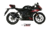Afbeeldingen van MIVV GP PRO black RVS Suzuki GSX-R125 / GSX-S125 '17-