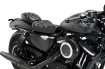 Afbeeldingen van Passenger seat Saltillo zwart Custom Acces voor diverse Harley Davidson modellen
