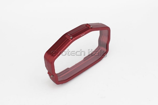 Afbeeldingen van Dashboard protector rood Evotech Ducati Panigale V4