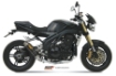 Afbeeldingen van MIVV GP titanium demper Low down Triumph Speed Triple '05-'06