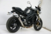 Afbeeldingen van MIVV X-cone RVS demper Triumph Speed Triple 1050 '05-'06 (laag)