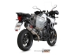 Afbeeldingen van MIVV Speed Edge steel black RVS demper Triumph Tiger Explorer 1200 '16-