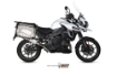 Afbeeldingen van MIVV Speed Edge steel black RVS demper Triumph Tiger Explorer 1200 '16-