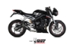 Afbeeldingen van MIVV X-M5 titanium Triumph Street Tiple R / S / RS '17-