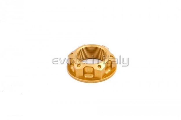 Afbeeldingen van Balhoofdmoer aluminium Evotech TB-010B-Goud