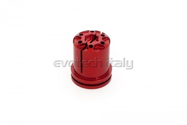 Afbeeldingen van Balhoofdmoer aluminium Evotech TB-037-Rood