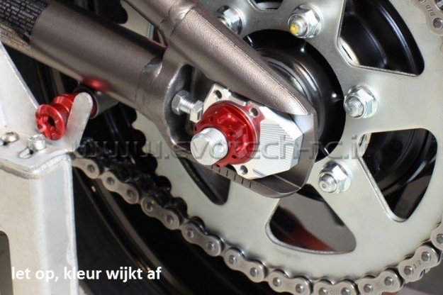 Afbeeldingen van Kettingspanners Kawasaki Versys 1000 '12-'15-Rood