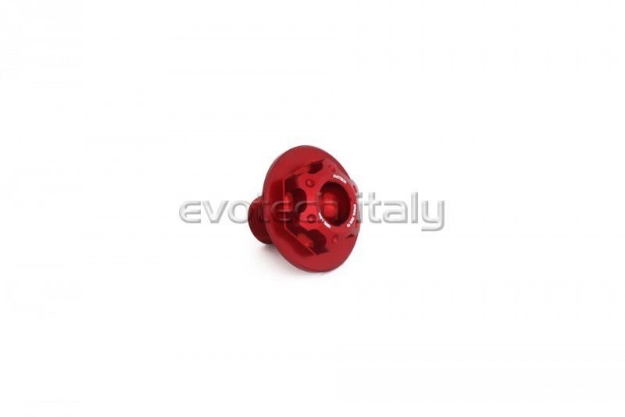 Afbeeldingen van swingarmmoer aluminium Evotech TB-065-Rood