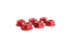 Afbeeldingen van Tandwielmoer aluminium Evotech TBK6-073 -rood