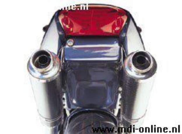 Afbeeldingen van Tailguard standaard zwart Honda VTR1000F