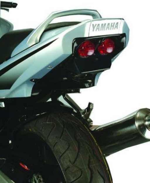 Afbeeldingen van Tailguards dual light zwart Yamaha FZS600 1998-2003