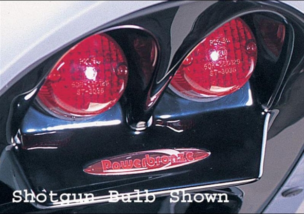 Afbeeldingen van Tailguards dual light zwart Yamaha YZF-R1 1998-1999