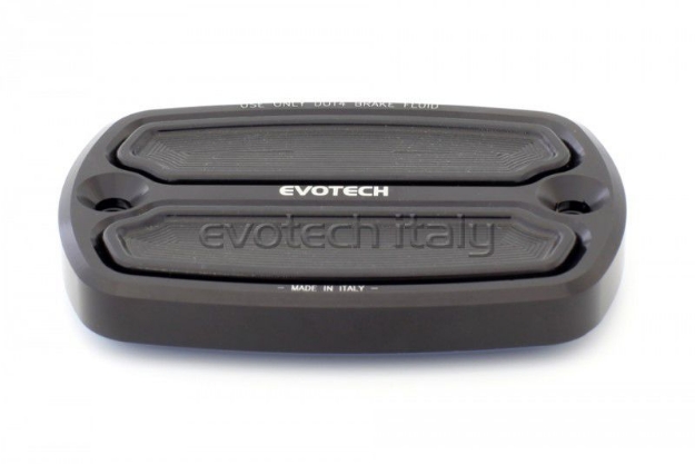 Afbeeldingen van Remvloeistofreservoircover Evotech voor Yamaha T-MAX-zwart