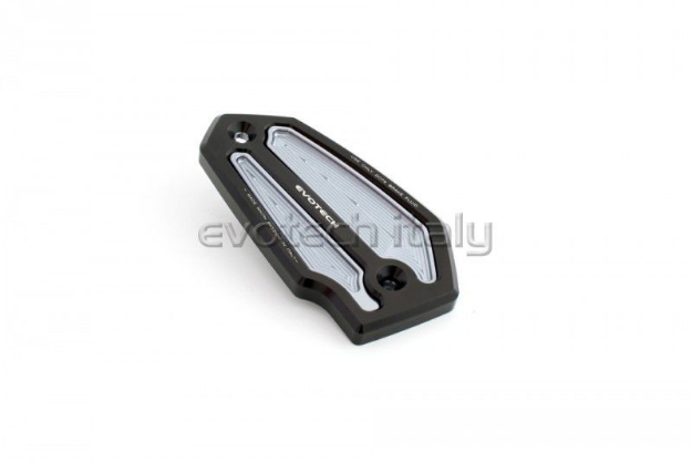 Afbeeldingen van Remvloeistofreservoircover Evotech voor diverse Kawasaki modellen-titanium