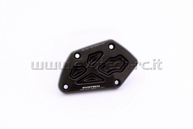 Afbeeldingen van Remvloeistofreservoircover Evotech voor BMW R1200GS '13- / R NineT / R1200R '15--zwart