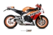 Afbeeldingen van MIVV RVS Power Steel 4-2-1 systeem met Speed Edge demper Honda CBR1000RR '14-