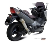 Afbeeldingen van MIVV Ghibli RVS demper Yamaha T-MAX 500 '08-'11 (compleet systeem)