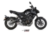 Afbeeldingen van MIVV systeem met Suono RVS demper Yamaha MT-09 '13-20